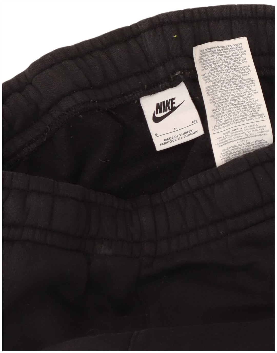 NIKE Pantalon de survêtement cargo pour femme Joggers UK 10 Petit coton noir