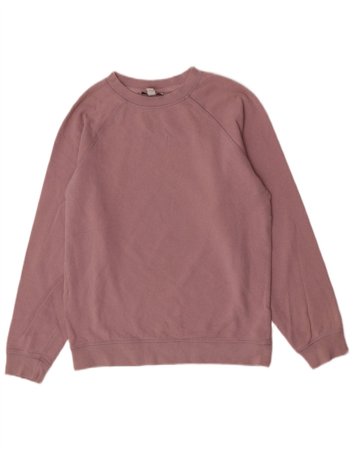 Topshop Sweat-shirt surdimensionné pour femme UK 8 Petit coton rose