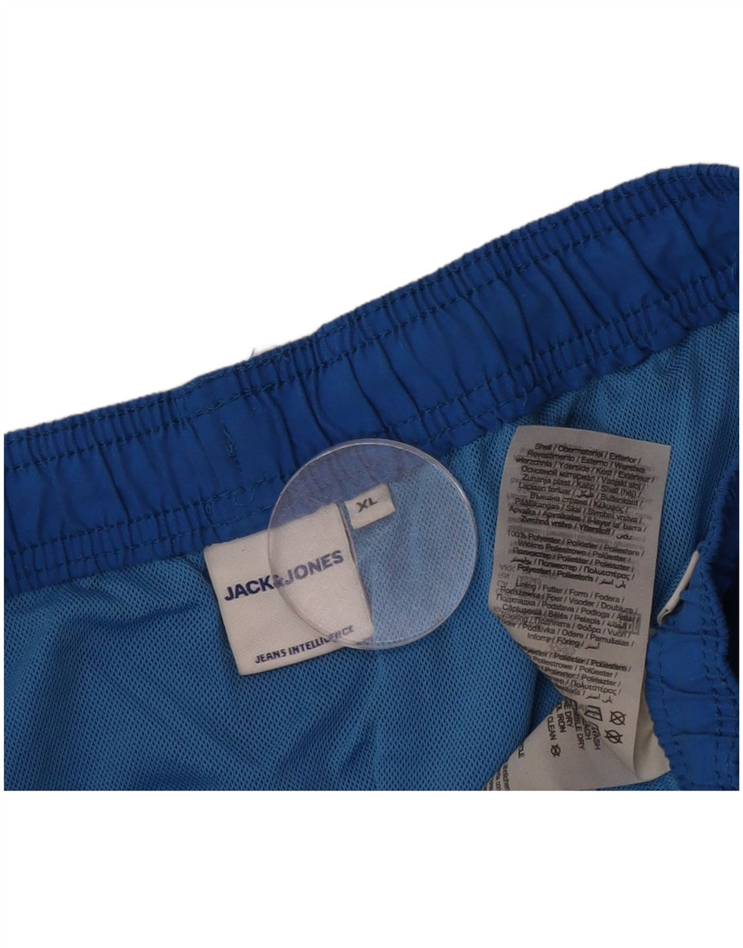 Jack & Jones Short de Bain Graphique Homme XL Bleu Polyester