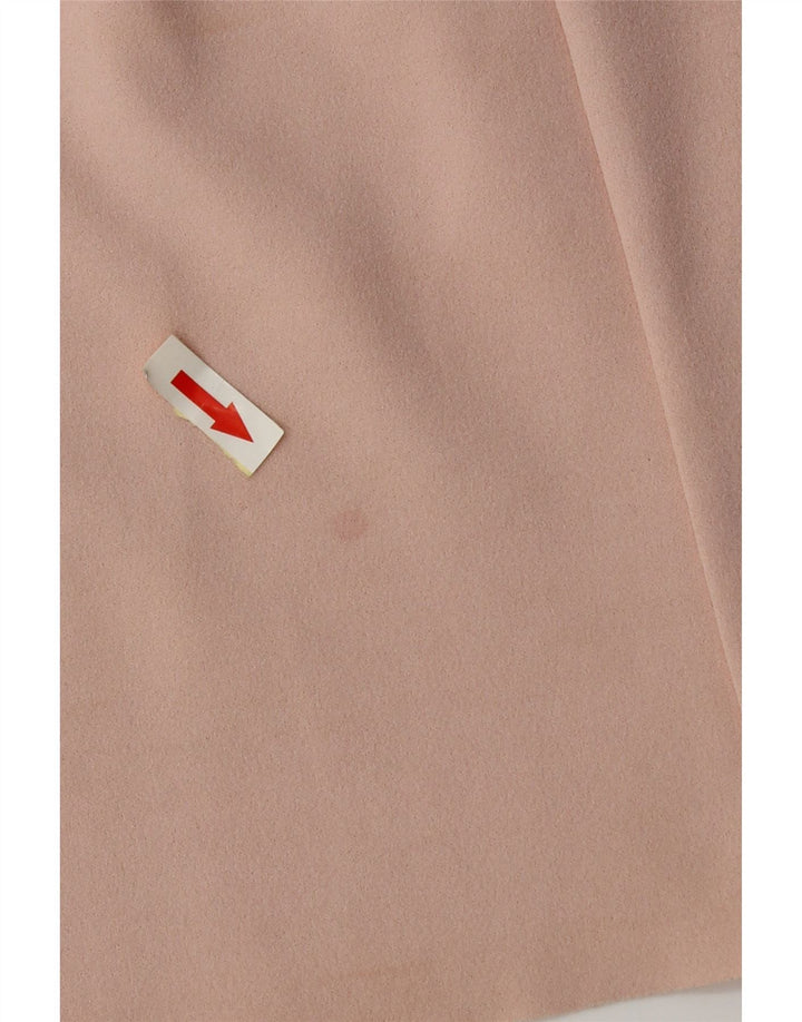Zara Womens Crop Batwing Blouse Top UK 10 Petit Rose Polyester