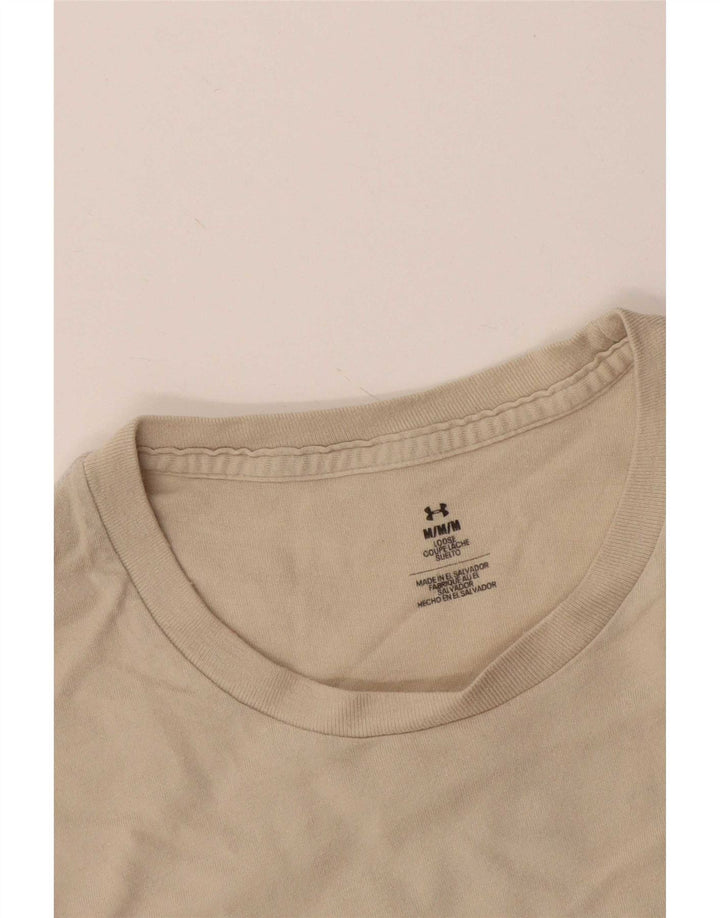 Under Armour Tee-Shirt Graphique Homme Beige Moyen