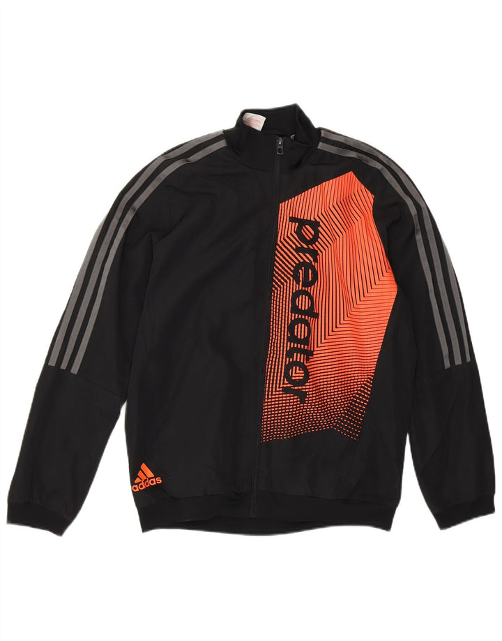 Adidas Veste de Survêtement Predator Garçon 11-12 Ans Noir Polyester