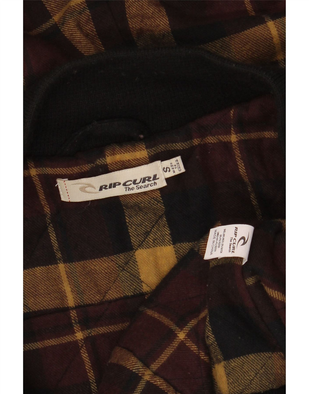 RIP CURL Veste coupe-vent à capuche pour femme UK 10 Petite laine noire