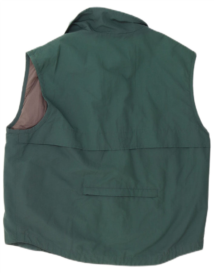Marlboro Classics Gilet utilitaire pour hommes UK 40 Large Vert Polyester