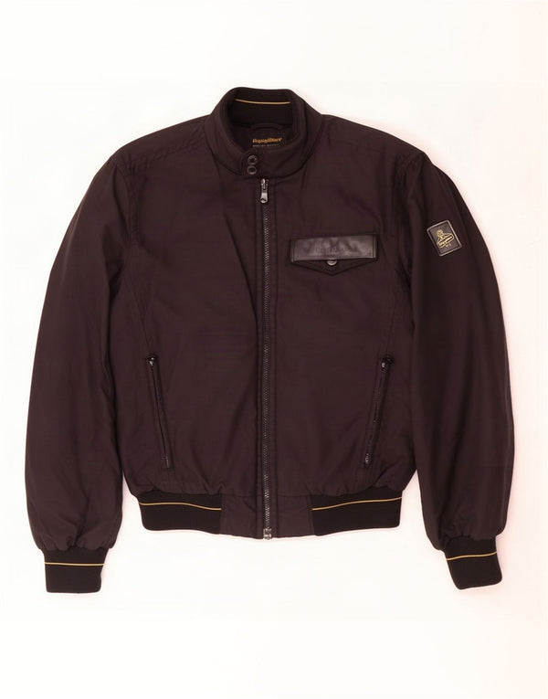 Refrigiwear Mens Sixty spa Bomber Jacket UK 38 Medium Noir Nylon