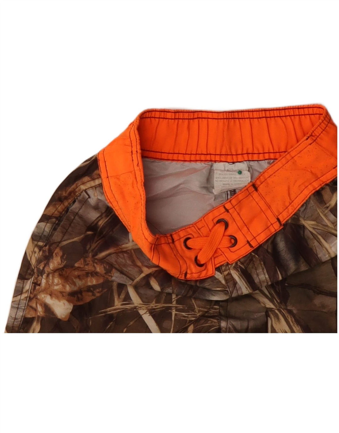 Short de bain VINTAGE garçon 4-5 ans marron camouflage polyester