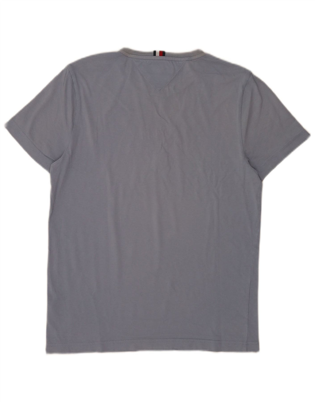 Tommy Hilfiger T-Shirt Graphique Homme Bleu Moyen Coton