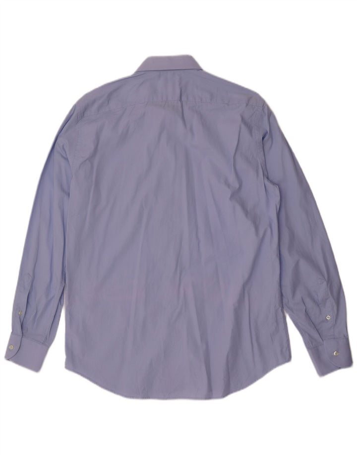 Navigare Chemise Homme Taille 40 15 3/4 Coton Bleu Moyen