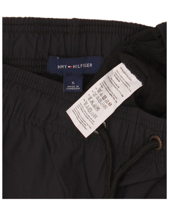 Tommy Hilfiger Short de sport graphique pour homme Petit noir Polyester
