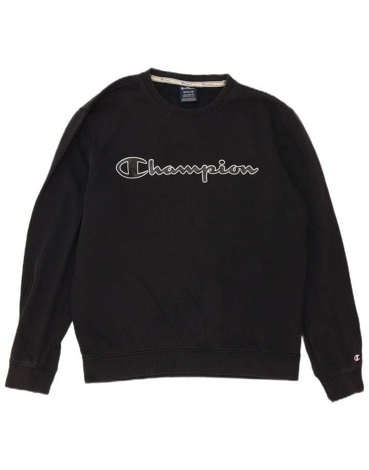 Champion Sweat-Shirt Graphique Homme Noir Moyen Coton