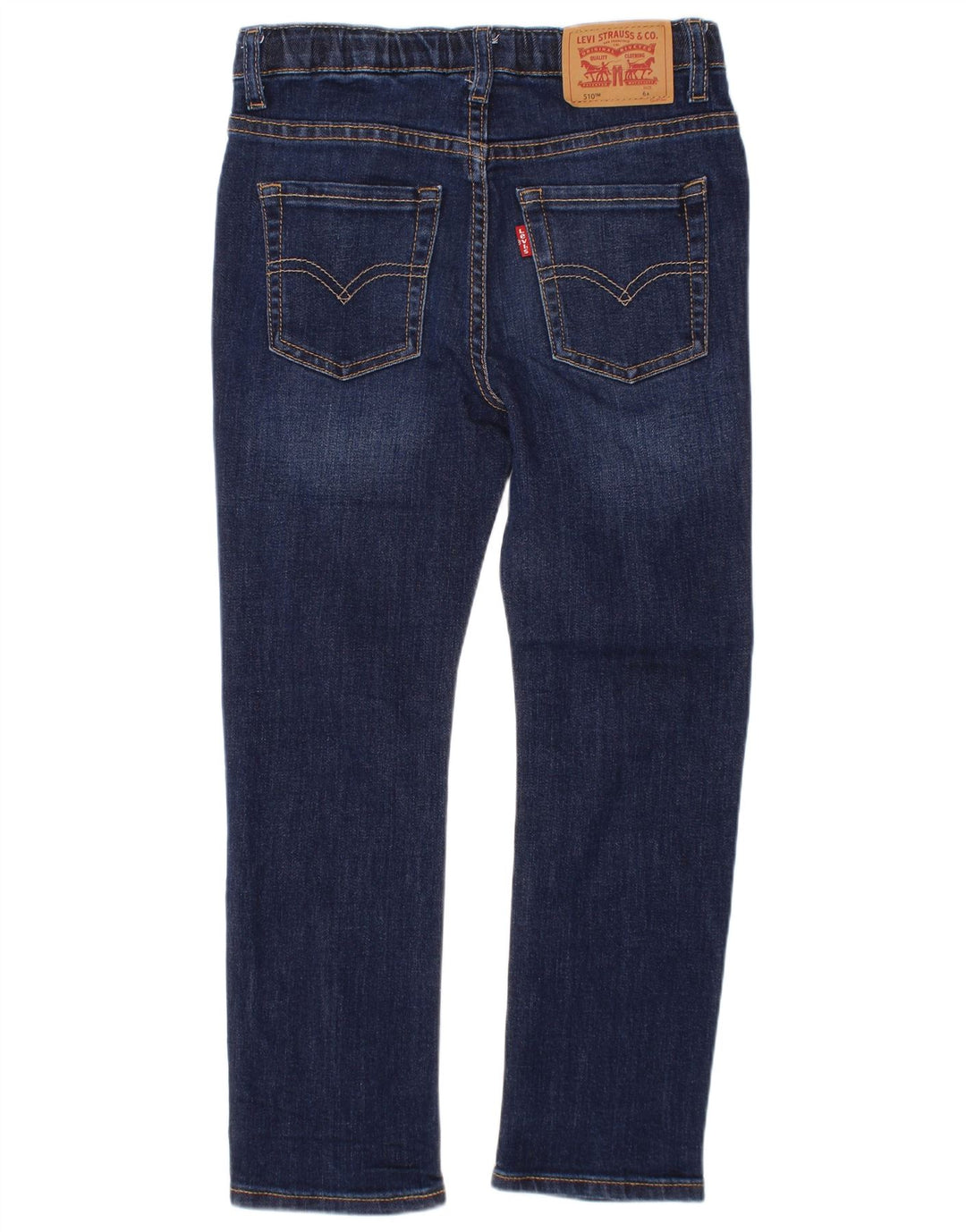 LEVI'S Jean skinny 510 garçon 5-6 ans W24 L20 bleu marine coton