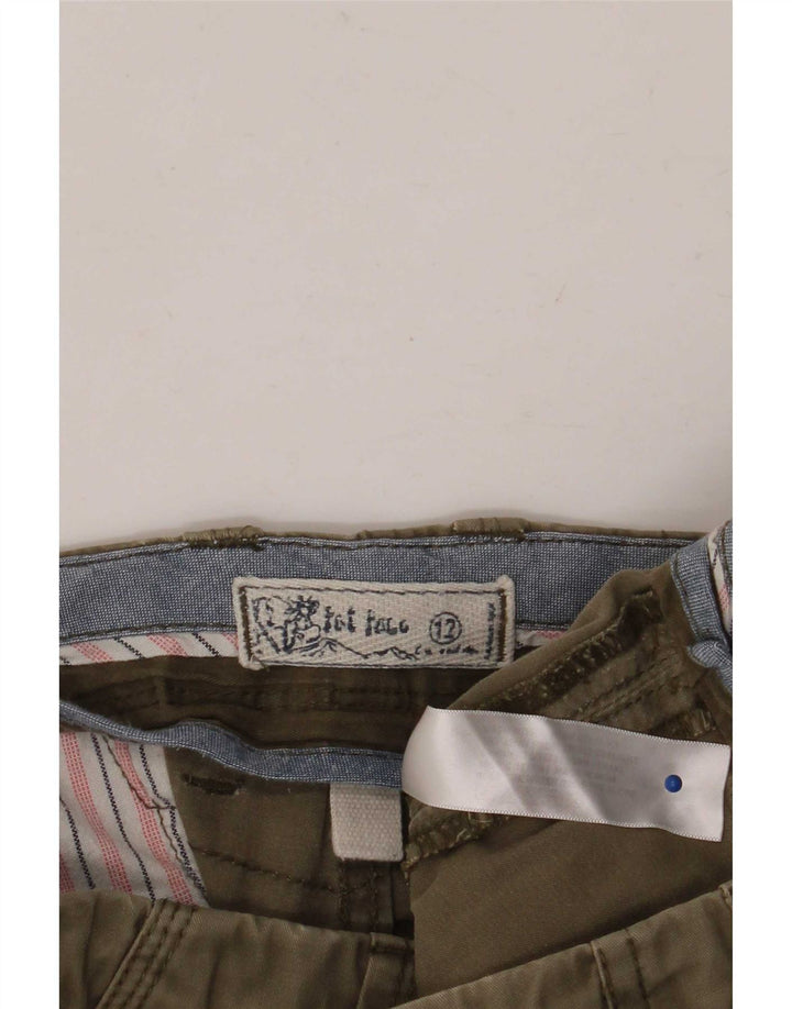Fat Face Short cargo pour femme UK 12 Medium W32 Kaki Coton