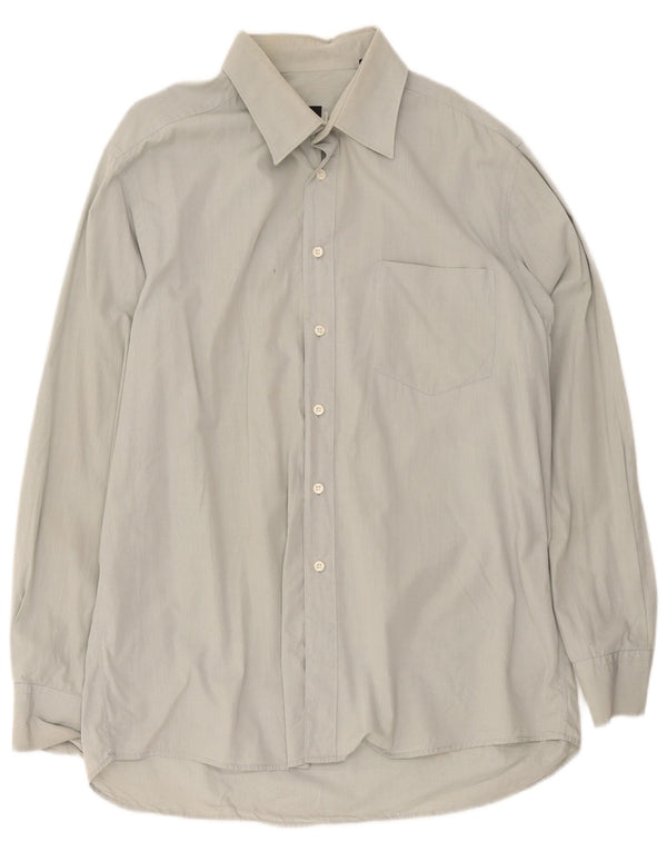 Hugo Boss Chemise Homme Taille 17 1/2 44 XL Gris