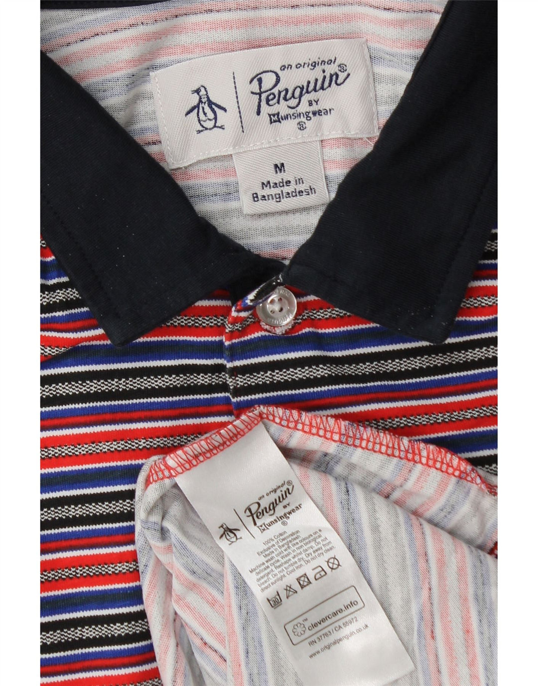 Penguin Polo Homme Medium Multicolore Rayé Coton