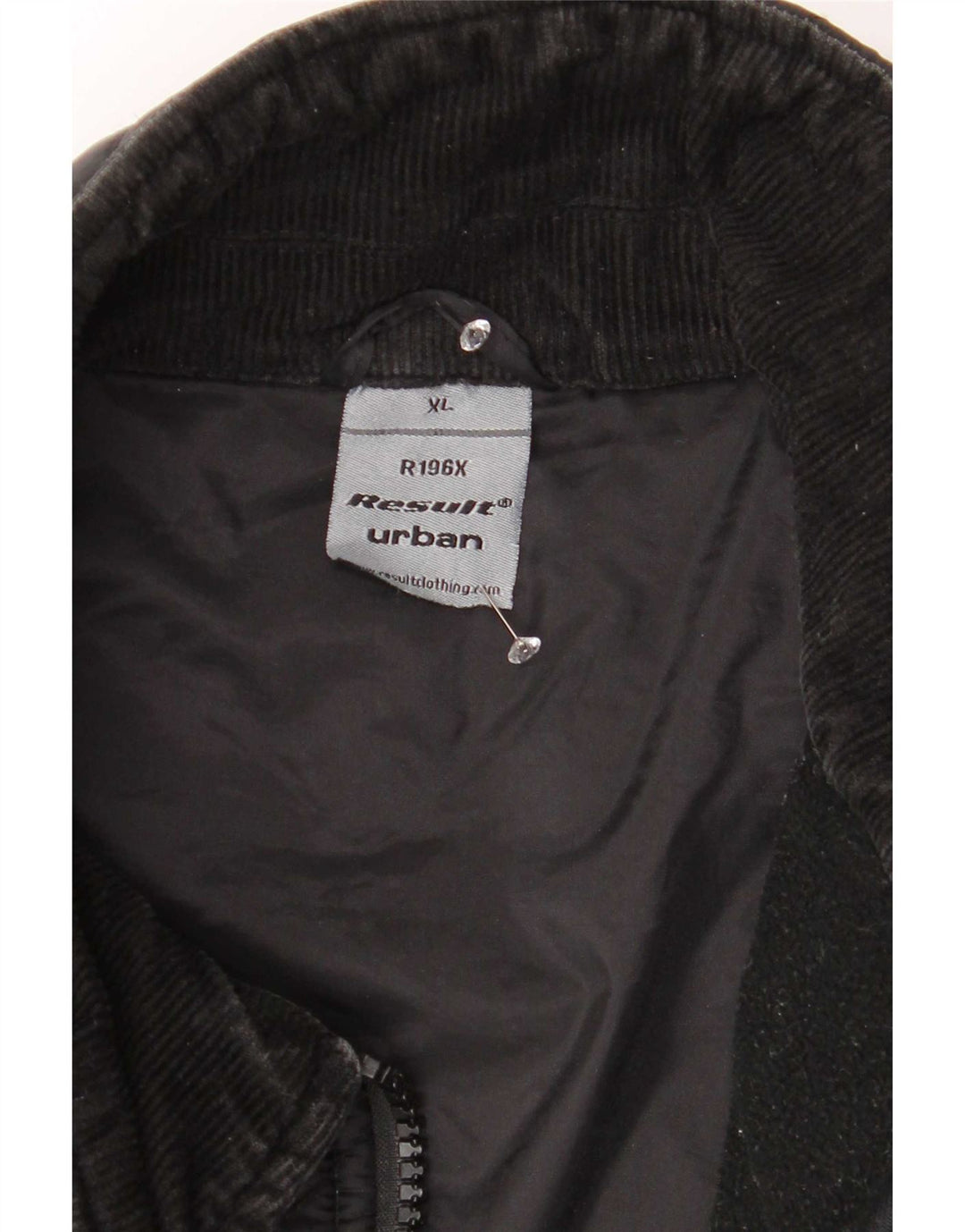 Veste matelassée homme vintage UK 42 XL Nylon Noir