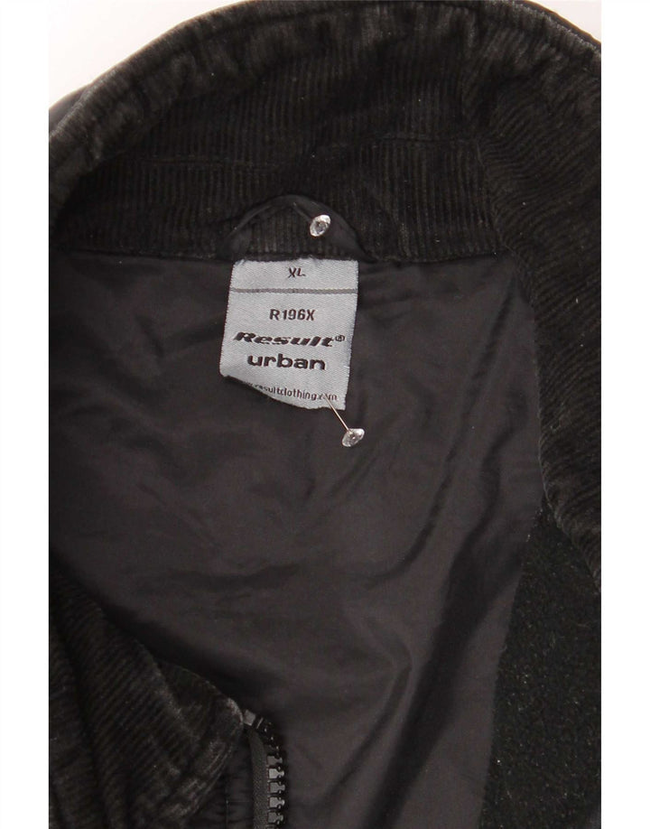 Veste matelassée homme vintage UK 42 XL Nylon Noir
