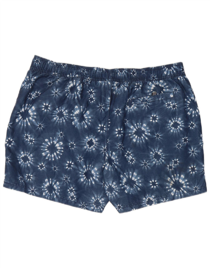 Marks & Spencer Short de bain pour homme XL Bleu Tie Dye Polyester