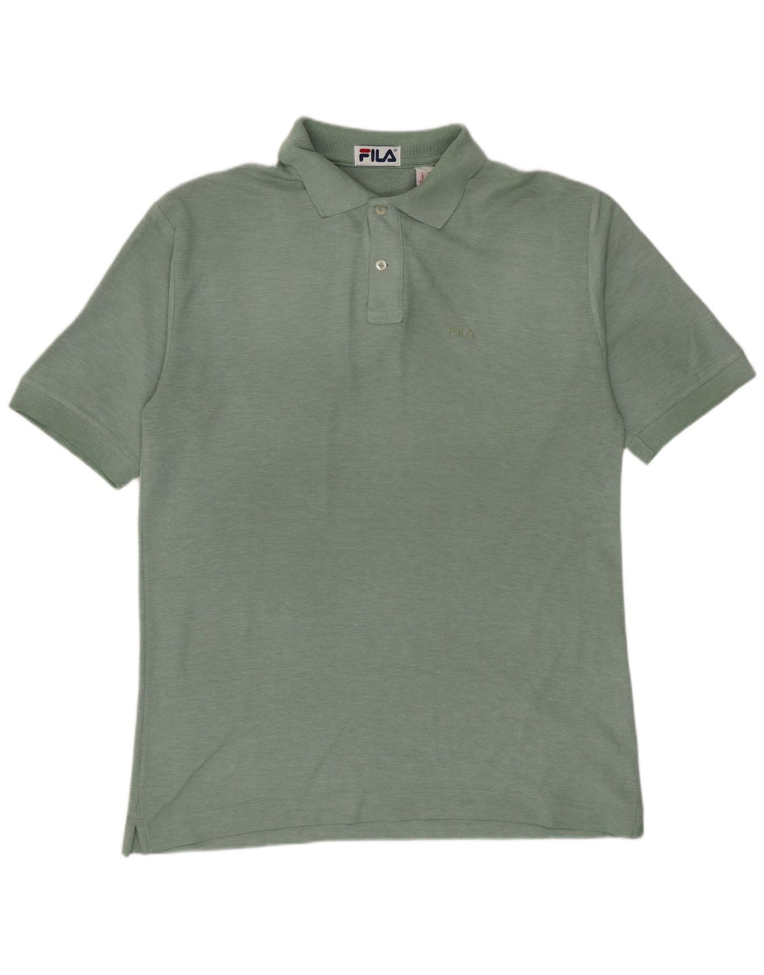Fila Polo Homme Vert Moyen Coton