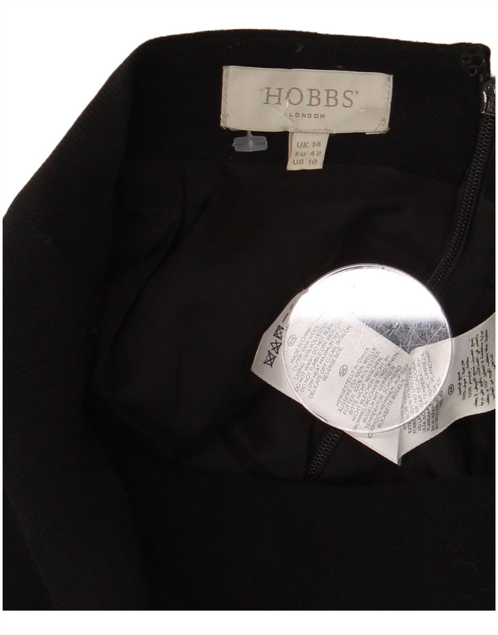 Hobbs Jupe crayon pour femme UK 14 Large W32 Laine noire