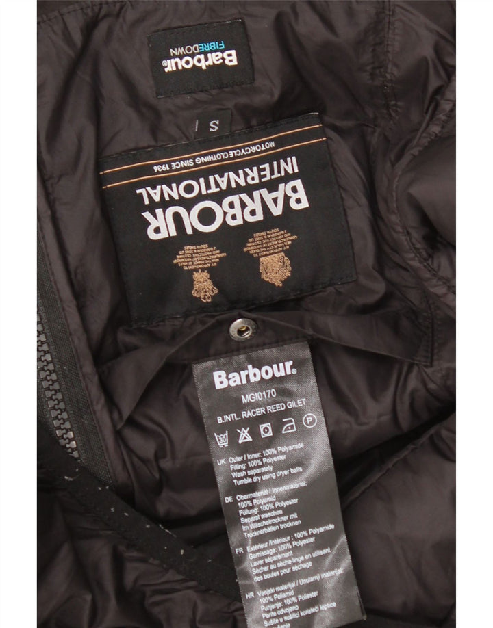 Barbour Gilet rembourré pour homme UK 36 Small Noir Polyamide