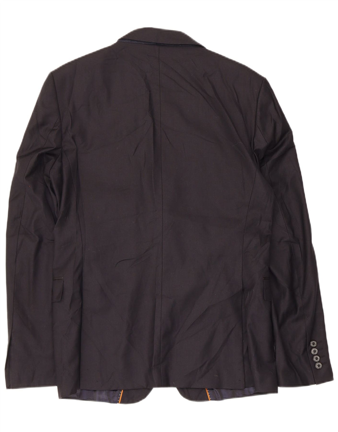 ZARA Veste blazer à 2 boutons pour homme EU 50 Bleu marine moyen