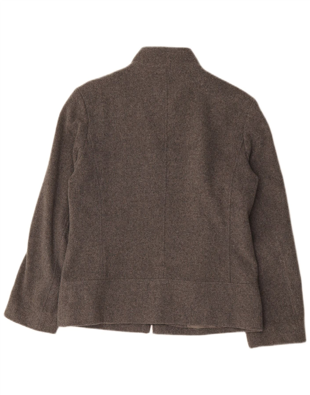 Marks & Spencer Veste bomber surdimensionnée pour femme UK 10 Petite laine grise