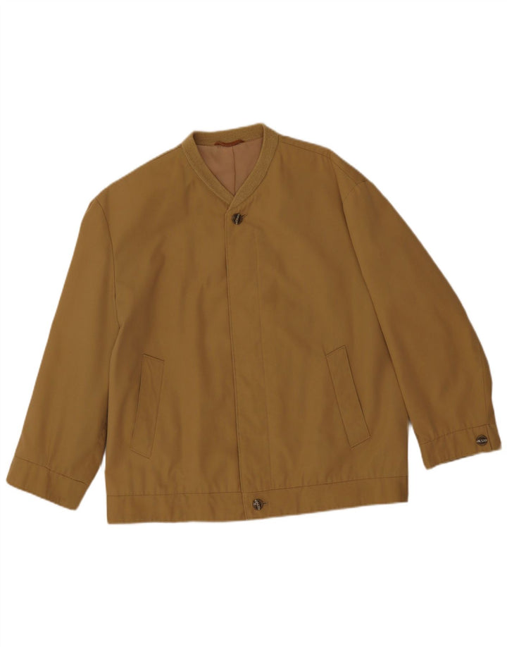 Trevira Veste Bomber Homme UK 36 Petit Marron Polyester