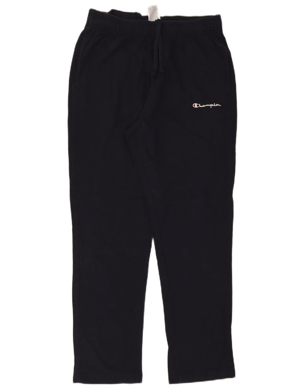 Champion Mens Tracksuit Trousers Medium Navy Blue Cotton