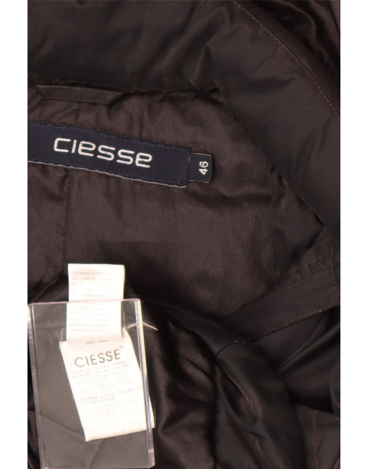Ciesse Piumini Veste matelassée à capuche pour femme IT 46 Large Noir Polyester