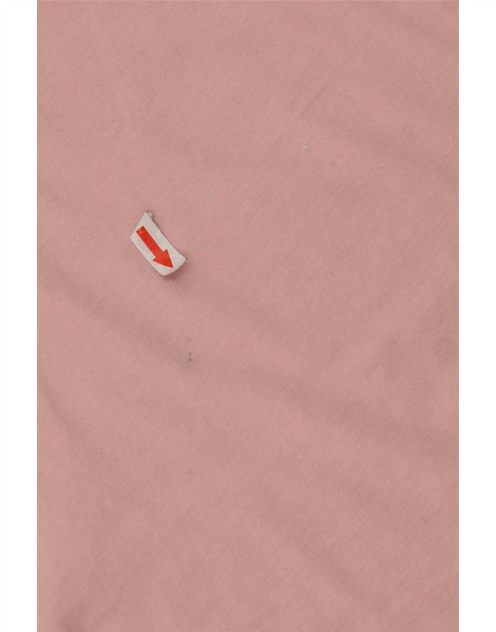 Ellesse Femme T-Shirt Top UK 14 Rose Moyen Coton