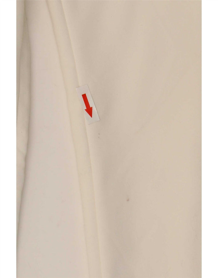 Zara Pantalon décontracté bootcut pour femme XL W32 L32 Blanc
