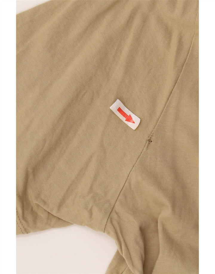 Nike T-Shirt Homme Coton Beige Moyen
