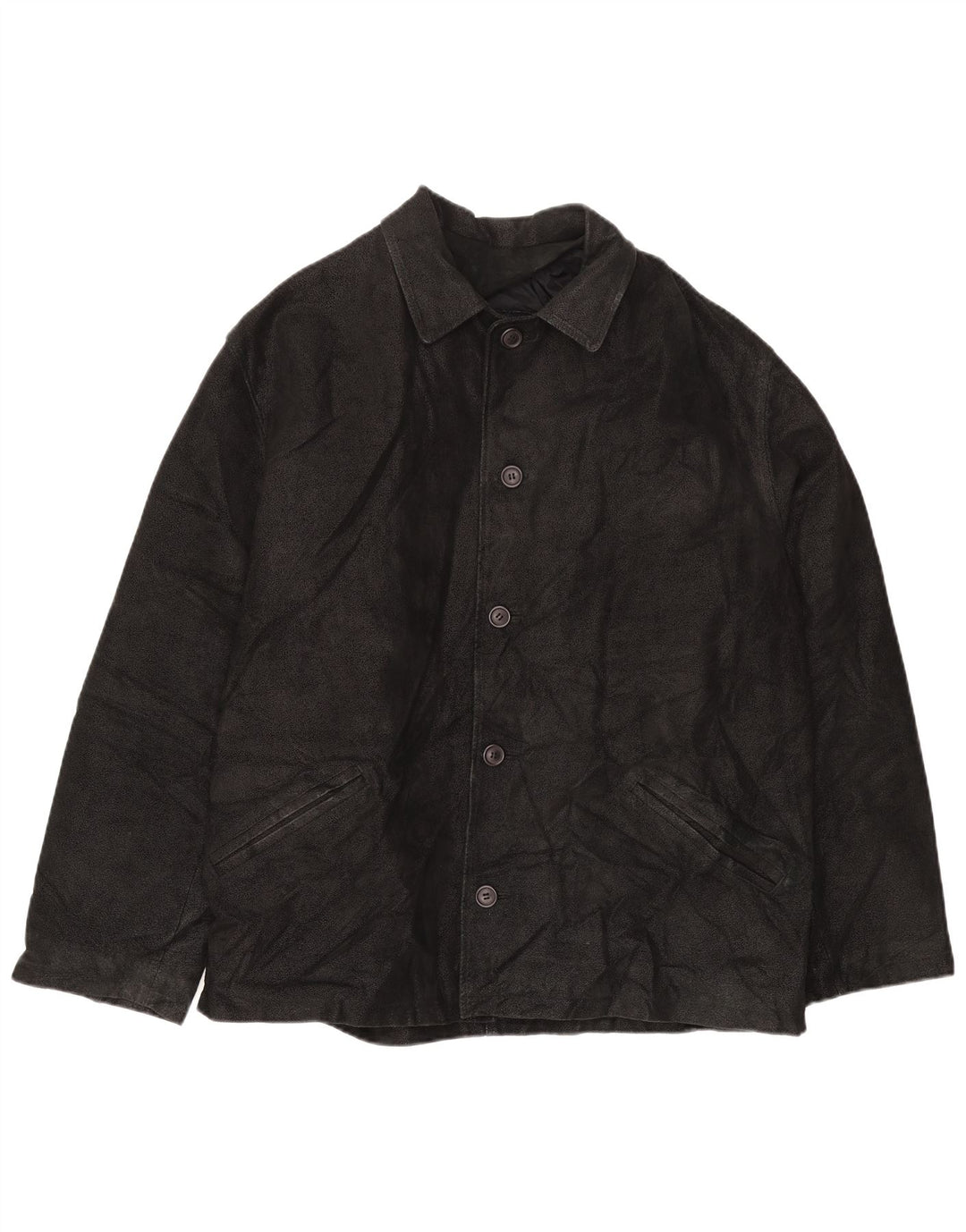 SAVE THE FOREST Veste en cuir homme IT 54 2XL Cuir noir