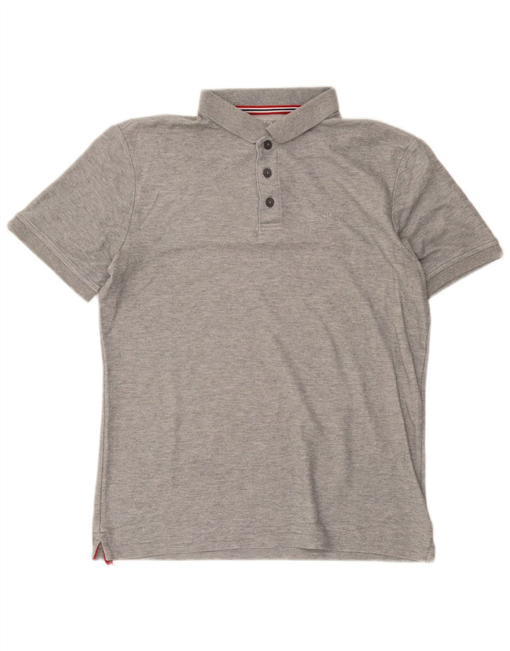 Calvin Klein Polo de Golf Homme Gris Moyen Moucheté