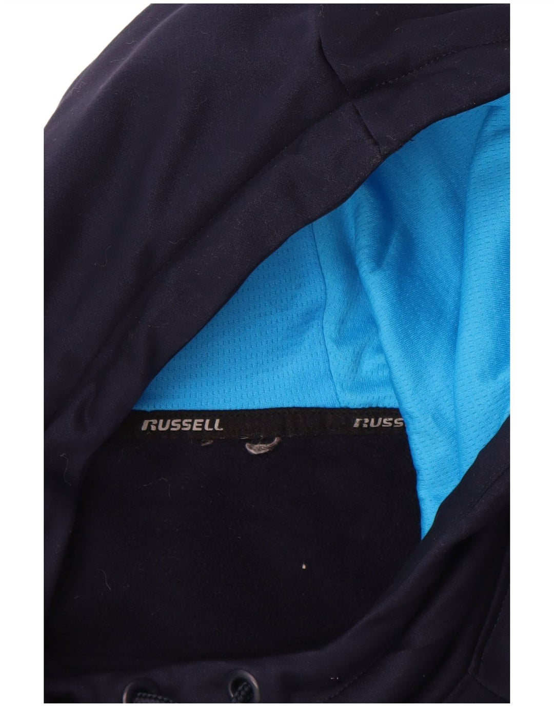 Russell Athletic Pull à capuche pour homme Petit Bleu marine Polyester