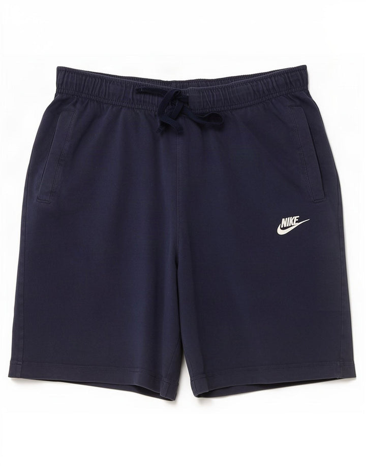 Nike Short de sport en coton bleu marine moyen pour homme