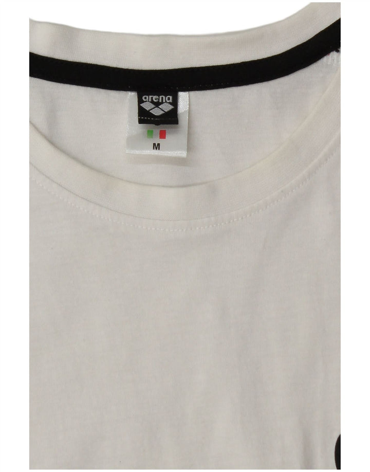 Arena Débardeur Graphique Homme Blanc Moyen Coton