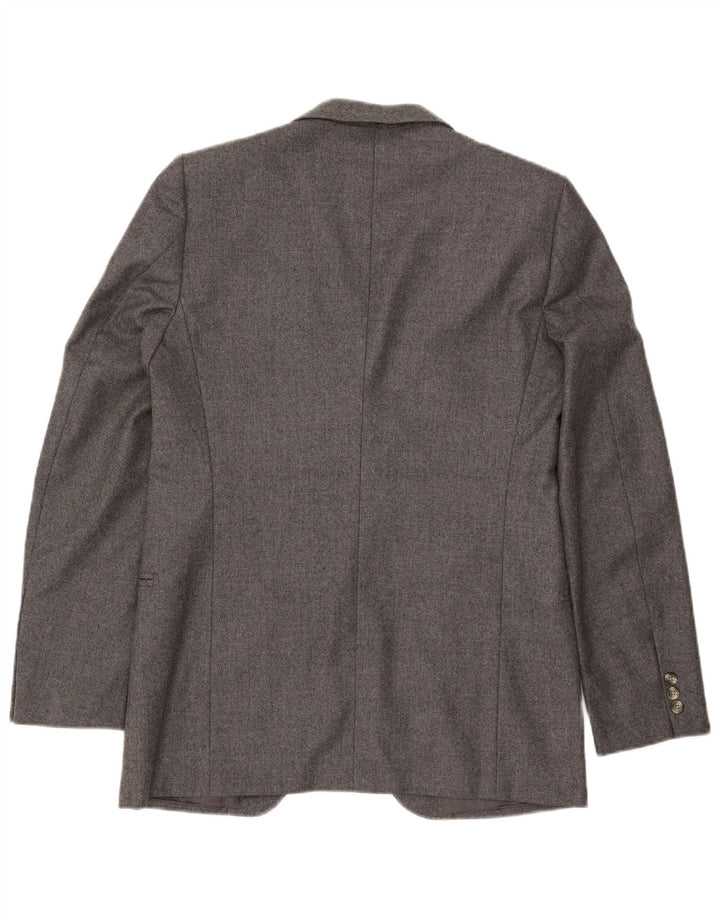 Cerruti 1881 Veste Blazer 2 Boutons Homme UK 42 XL Laine Grise