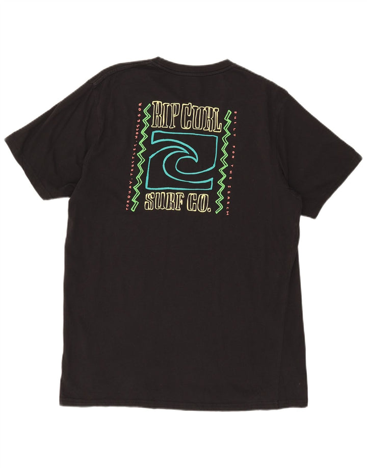 Rip Curl T-shirt graphique coupe standard pour hommes, grand noir
