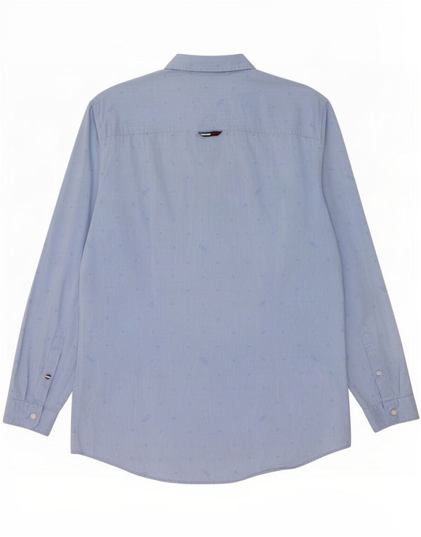 Tommy Hilfiger Chemise Slim Fit XL Bleu Coton