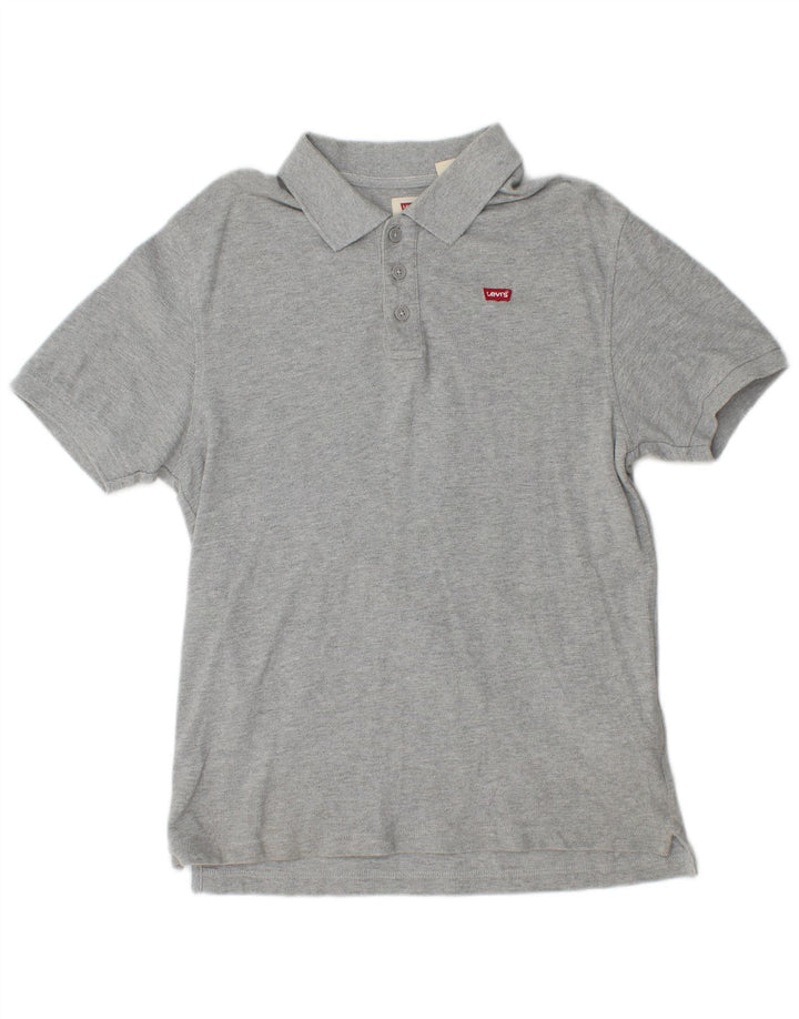 Levi's Polo Homme Petit Gris Coton