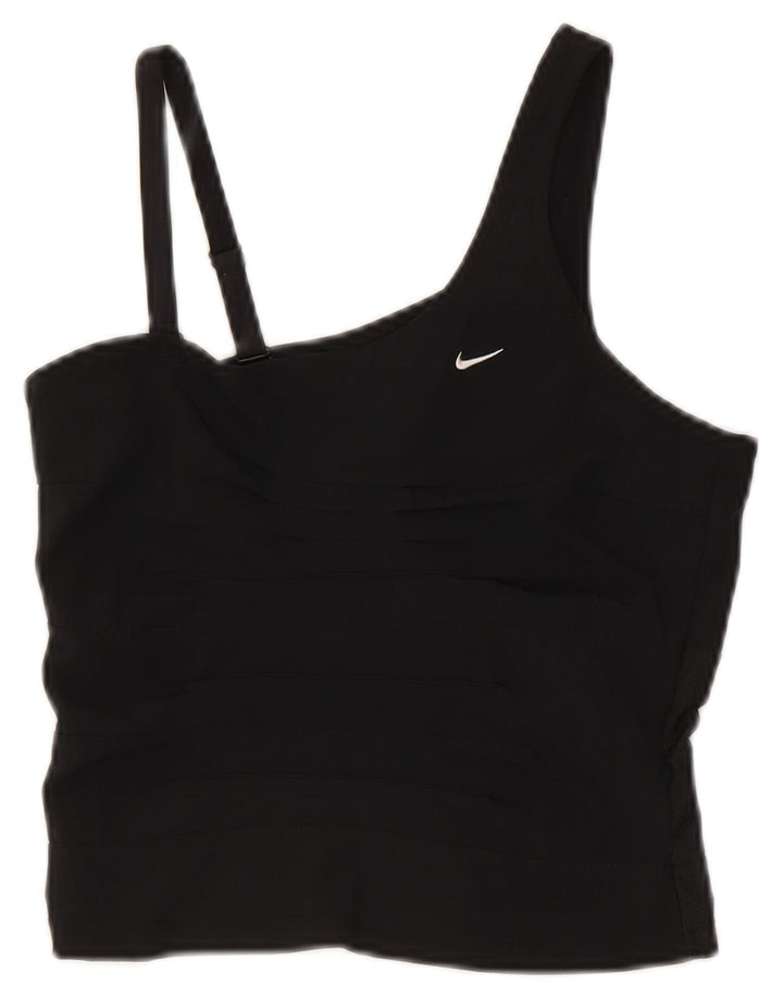 Nike Débardeur court pour femme UK 8 Petit Noir