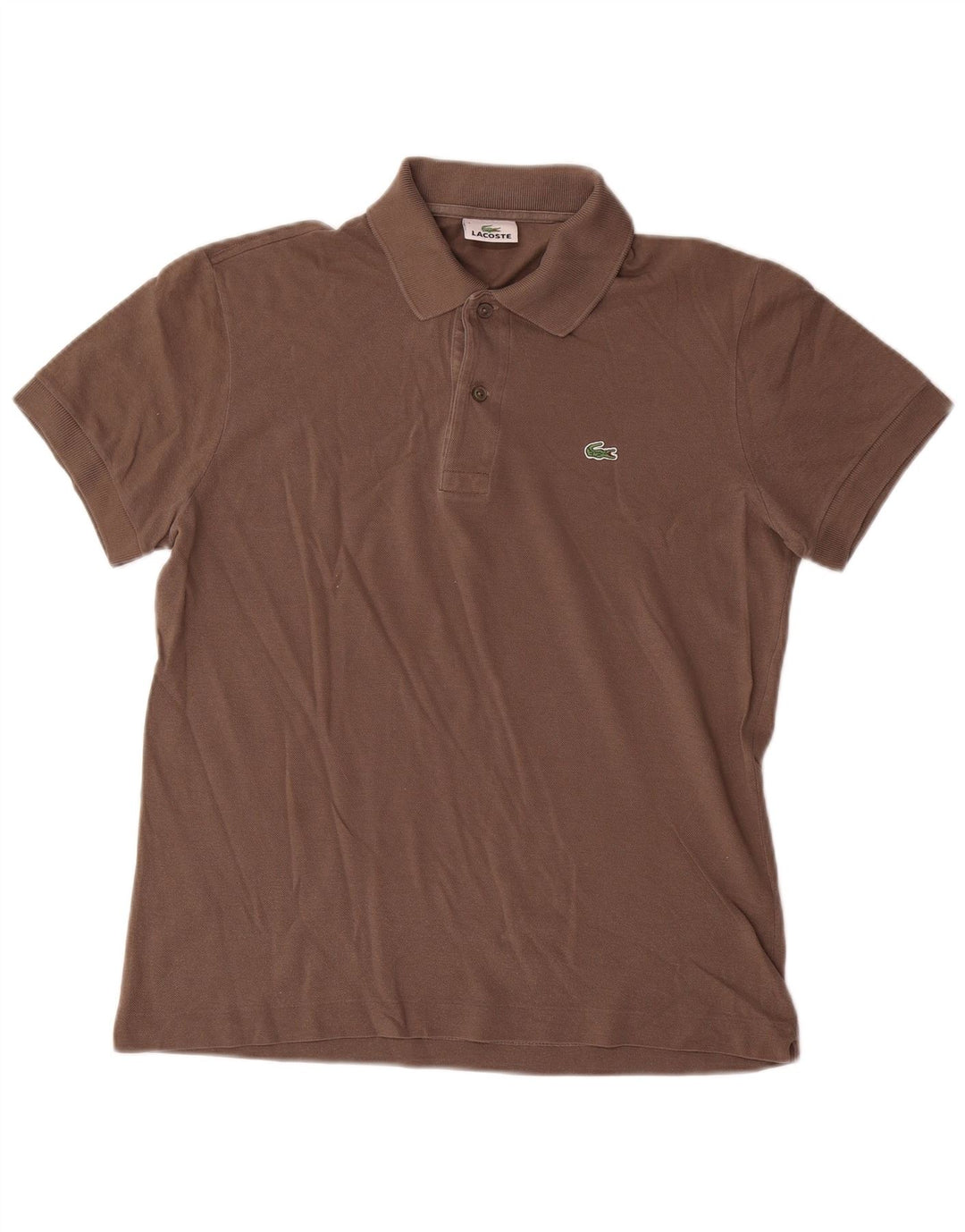 Lacoste Polo Homme Taille 3 Petit Coton Marron