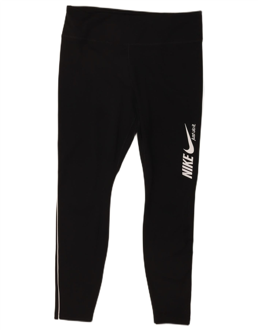 Nike Legging graphique pour femme UK 14 Large Noir Polyester