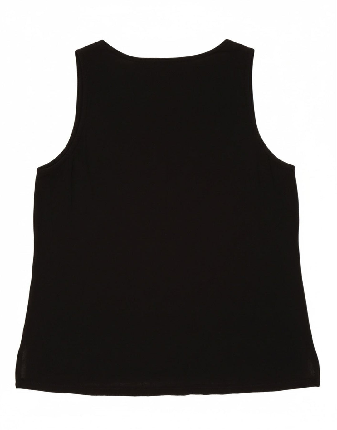 ADINI Womens Sleeveless Blouse Top UK 12 Medium Black Viscose Vintage Adini and Second-Hand Adini from Messina Hembry 