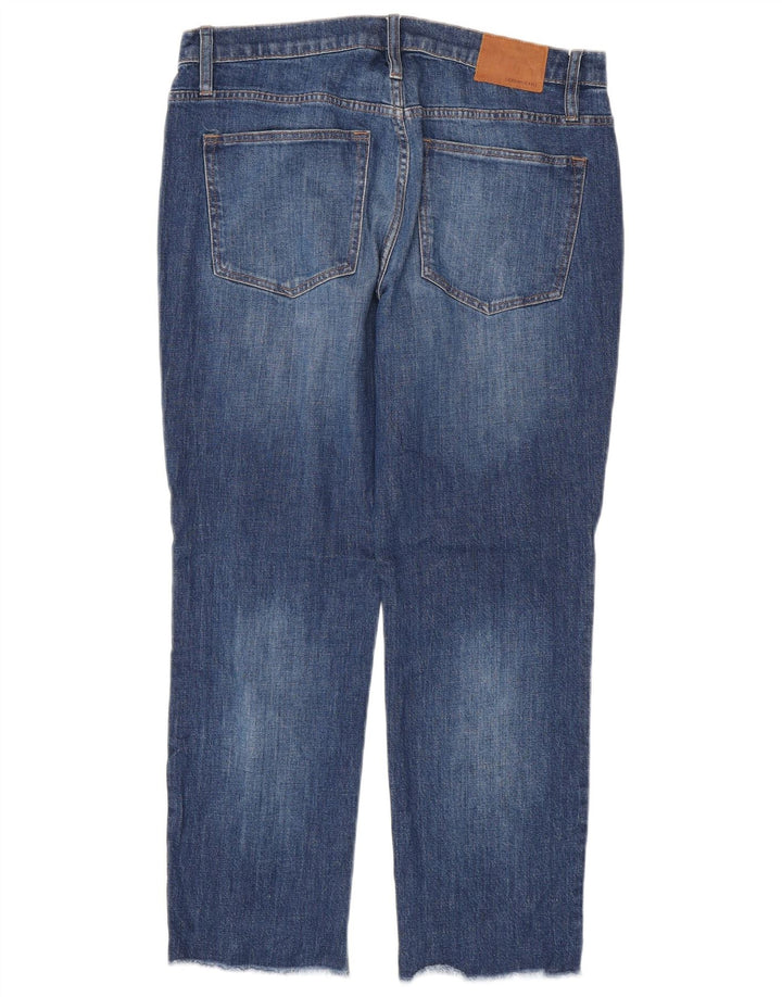 J. CREW Jean Droit Femme W30 L27 Bleu Coton