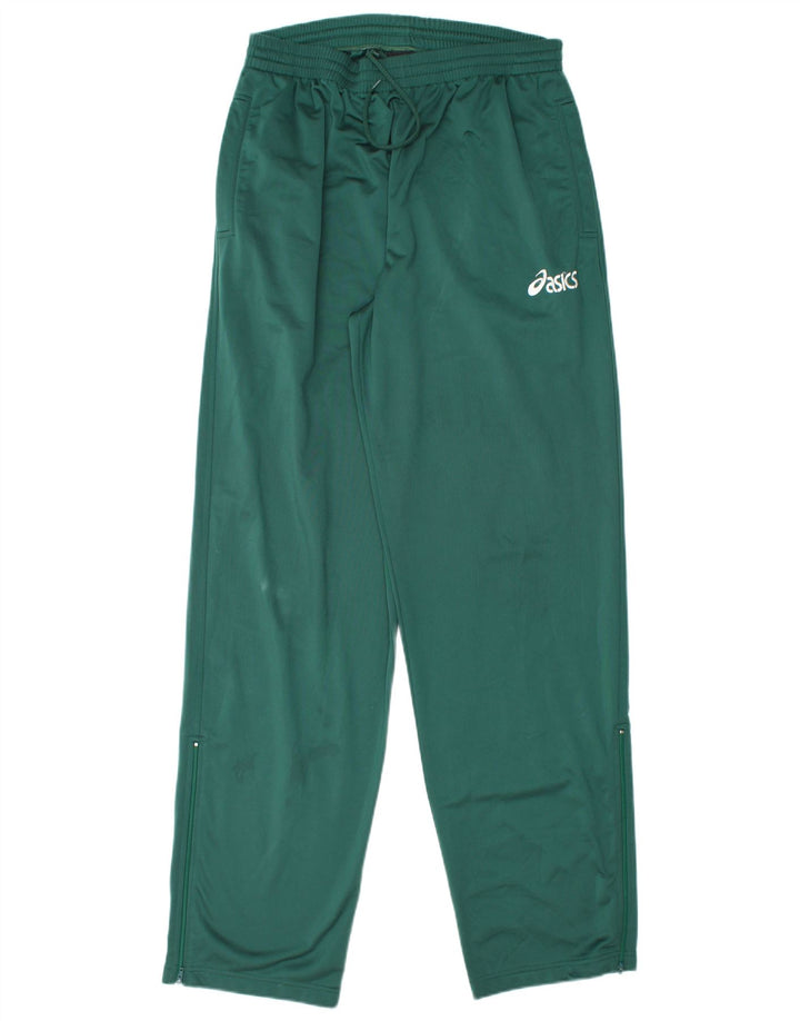 ASICS Pantalon de survêtement pour hommes Large Vert Polyester