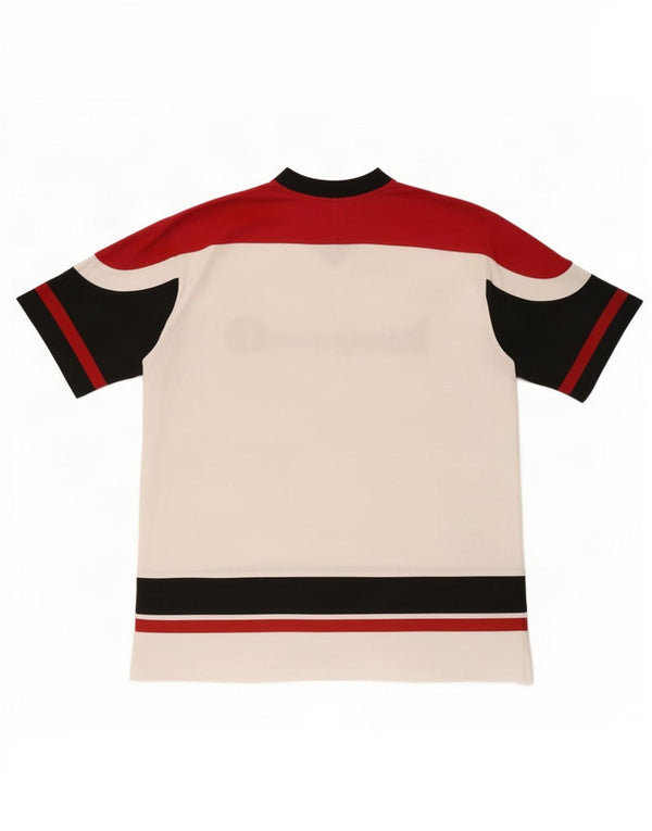 Champion T-shirt graphique pour homme 2XL en coton color block blanc