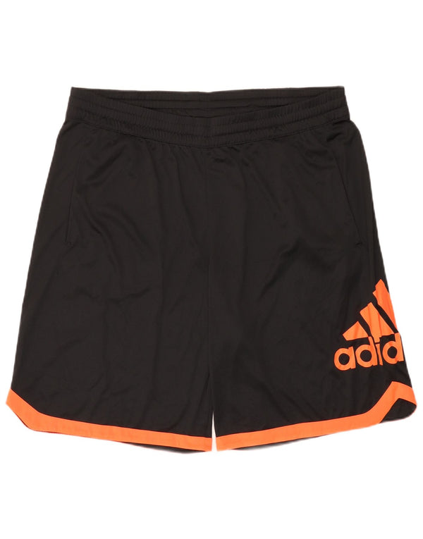 Adidas Short de sport Aeroready Graphic pour homme XL Noir Polyester
