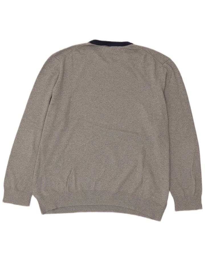 TIMBERLAND Pull à col rond pour homme 3XL Gris Coton